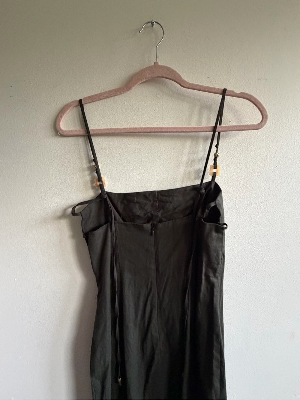 Women’s ivy Spaghetti-Strap linen dress - Picture 4 of 4
